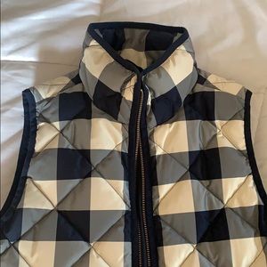 J Crew Plaid Vest